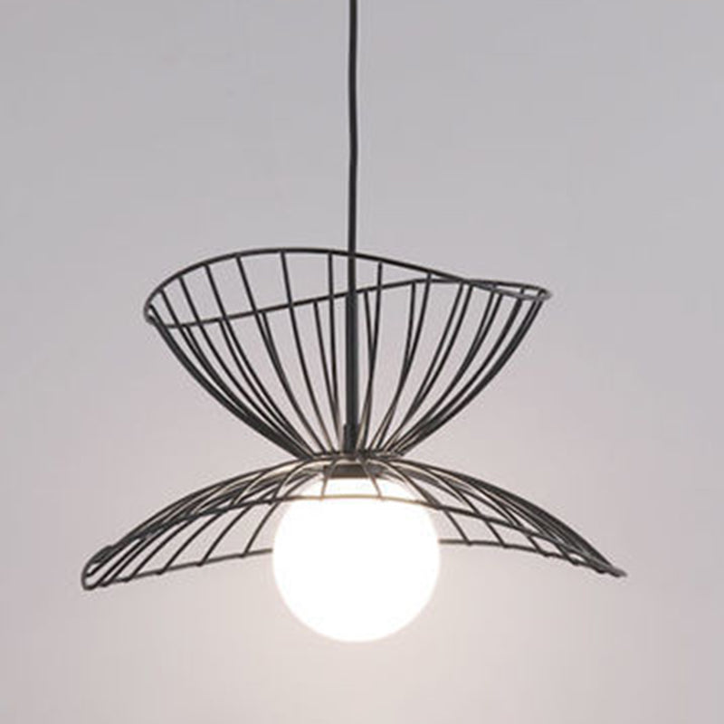 Drahtkäfig Esszimmer Anhänger Leuchte Leuchten Loft Style Metal 1-Light Drop Lampe