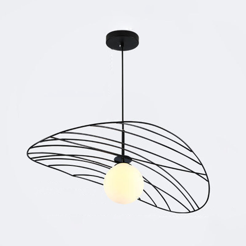 Drahtkäfig Esszimmer Anhänger Leuchte Leuchten Loft Style Metal 1-Light Drop Lampe