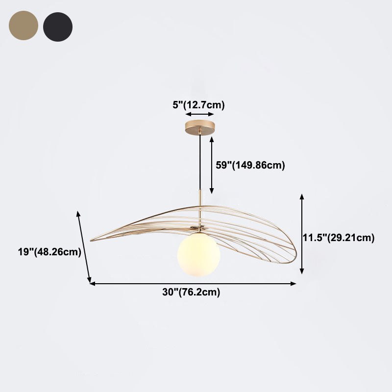 Drahtkäfig Esszimmer Anhänger Leuchte Leuchten Loft Style Metal 1-Light Drop Lampe