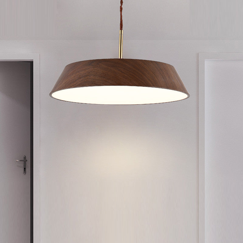 Geometric Shape Metal Hanging Light Modern 1 Light Hanging Mount Light Fixtures in Brown