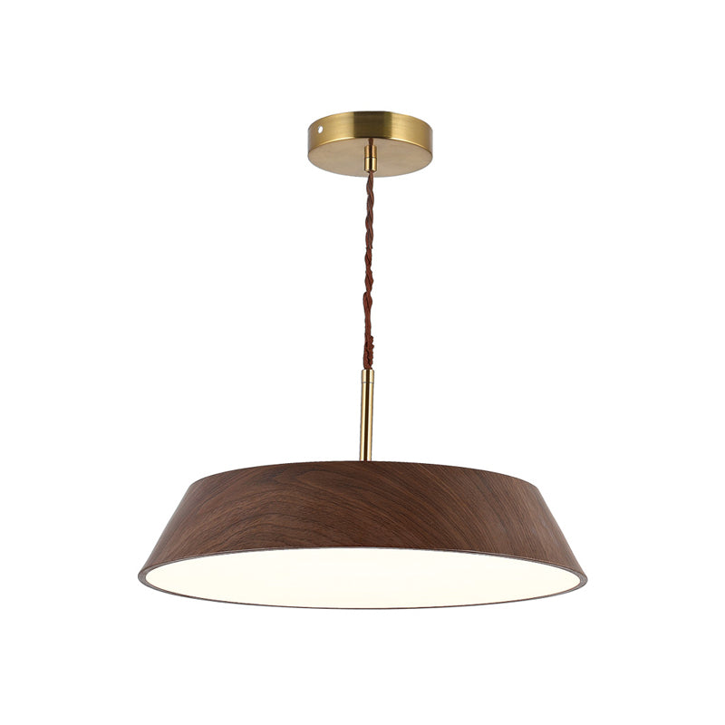 Geometric Shape Metal Hanging Light Modern 1 Light Hanging Mount Light Fixtures in Brown