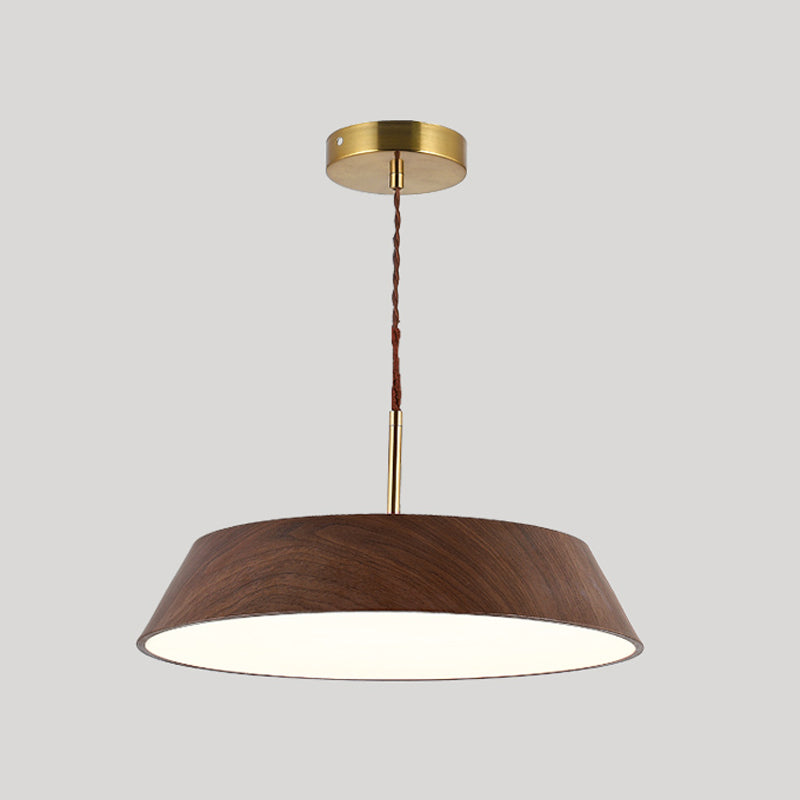 Geometric Shape Metal Hanging Light Modern 1 Light Hanging Mount Light Fixtures in Brown