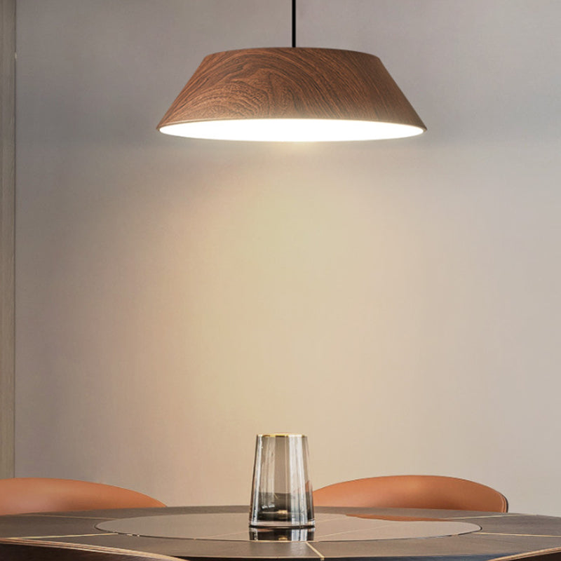 Geometric Shape Metal Hanging Light Modern 1 Light Hanging Mount Light Fixtures in Brown