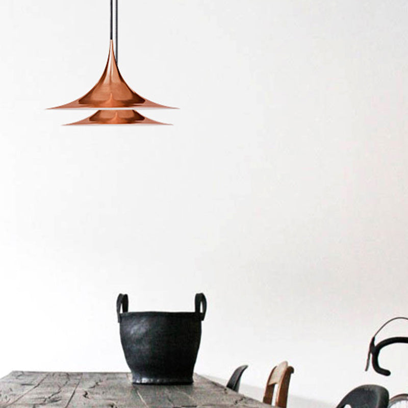 Geometric Shape Metal Hanging Light Modern 1-Light Hanging Mount Light Fixtures