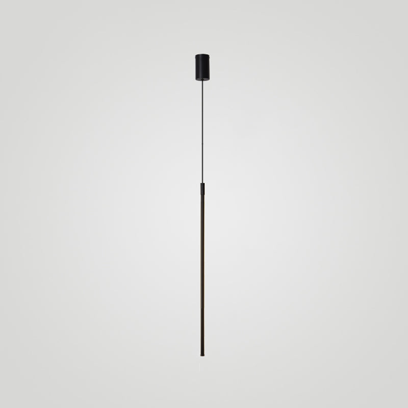 Cylinder Shape Pendants Lights Style Contemporary Metal Lampes suspendues en métal