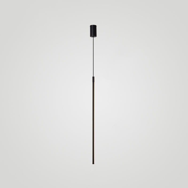 Cylinder Shape Pendants Lights Style Contemporary Metal Lampes suspendues en métal