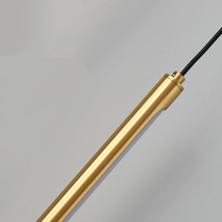 Cylinder Shape Pendants Lights Style Contemporary Metal Lampes suspendues en métal