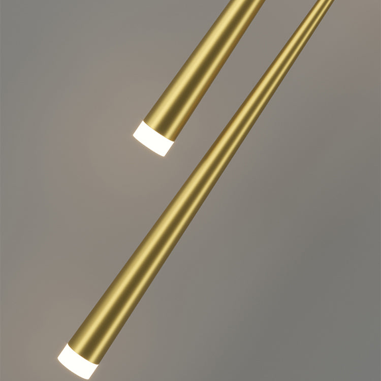 Geometrische Form des zeitgenössischen Stils Anhänger Leuchten Metall 3 Licht hängende Lampen