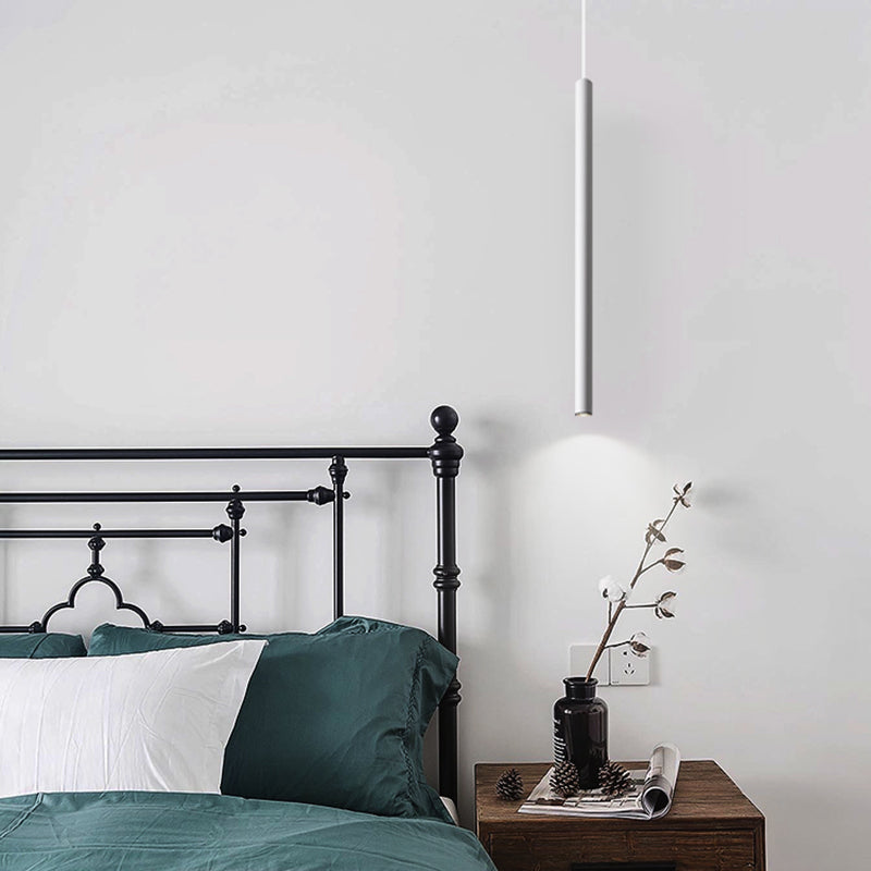 Linear Shape Metal Hanging Light Modern Style 1 Light Hanging Light Fixtures