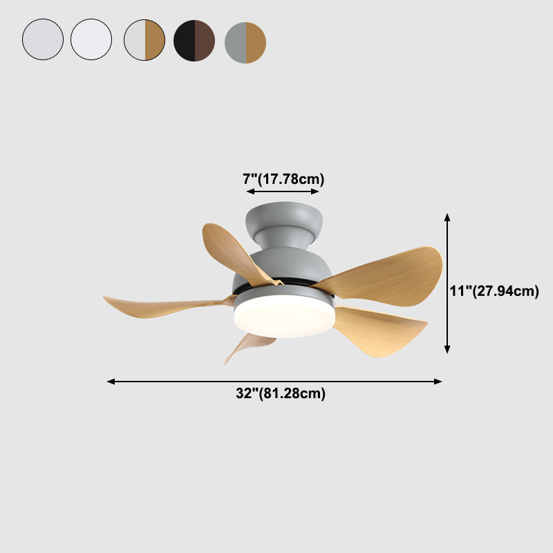 1 illuminazione a ventola leggera Light a soffitto in metallo moderno per camera da letto