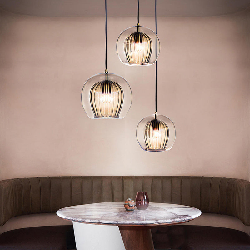 Contemporary Glass Hanging Light Creative Pendant Lighting Fixture