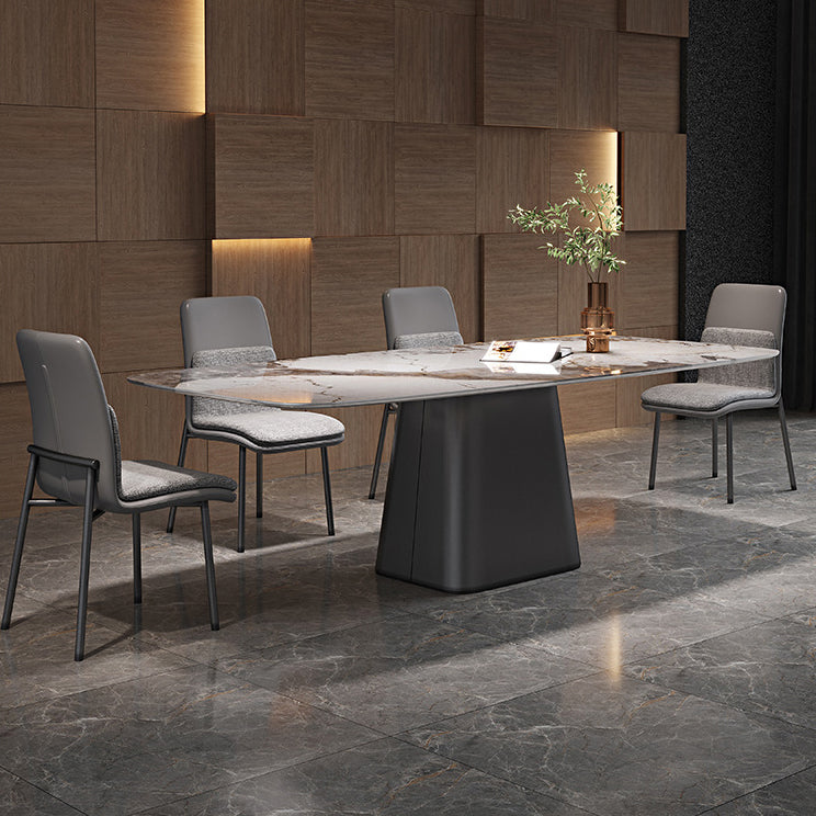 1/4/5 Pieces Dining Chairs Set with Sintered Stone Top Dining Table Set for Home