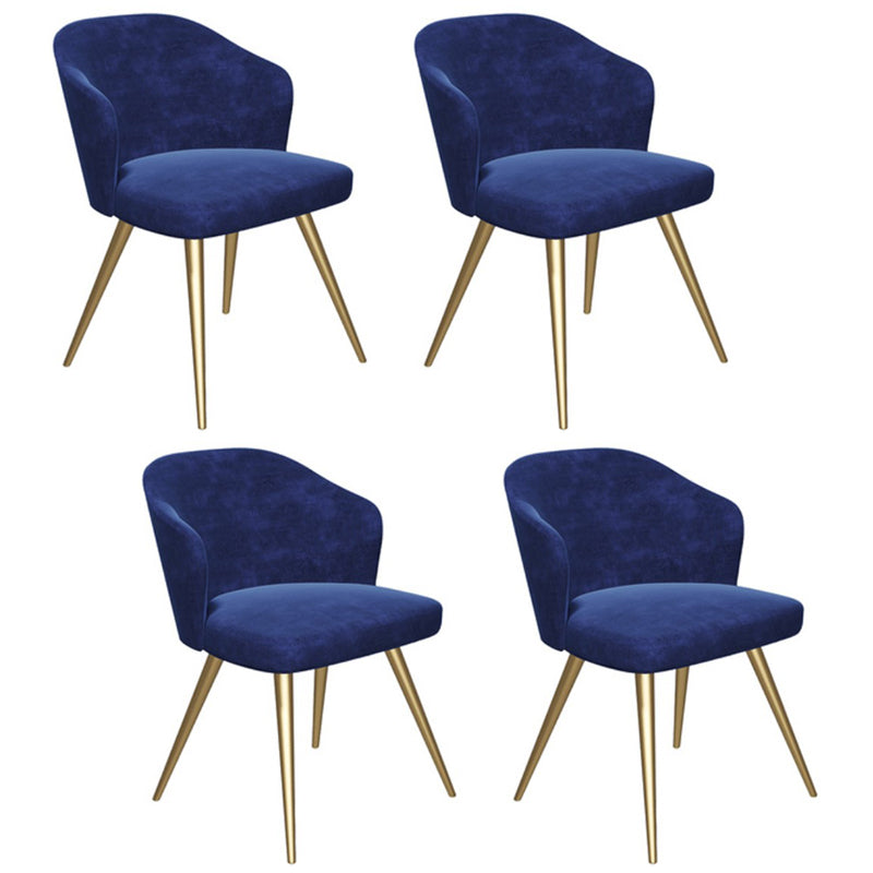 Glam Style 1/4/5 Pieces Dining Set White-gold Table Kitchen Set for Living Room