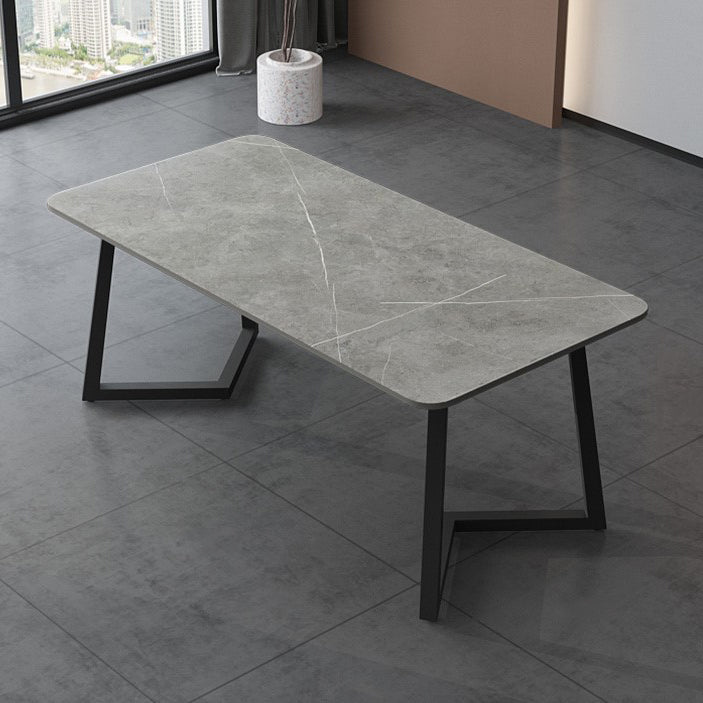 Modern 1/4/5/7 Pieces Dining Room Table Set Sintered Stone Dining Set