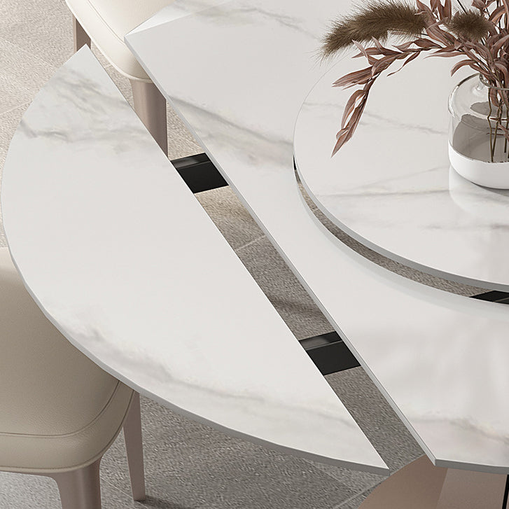 2/5/7 Stück Runde Glam Stone Möbel Standard Höhe Esstisch Set Set