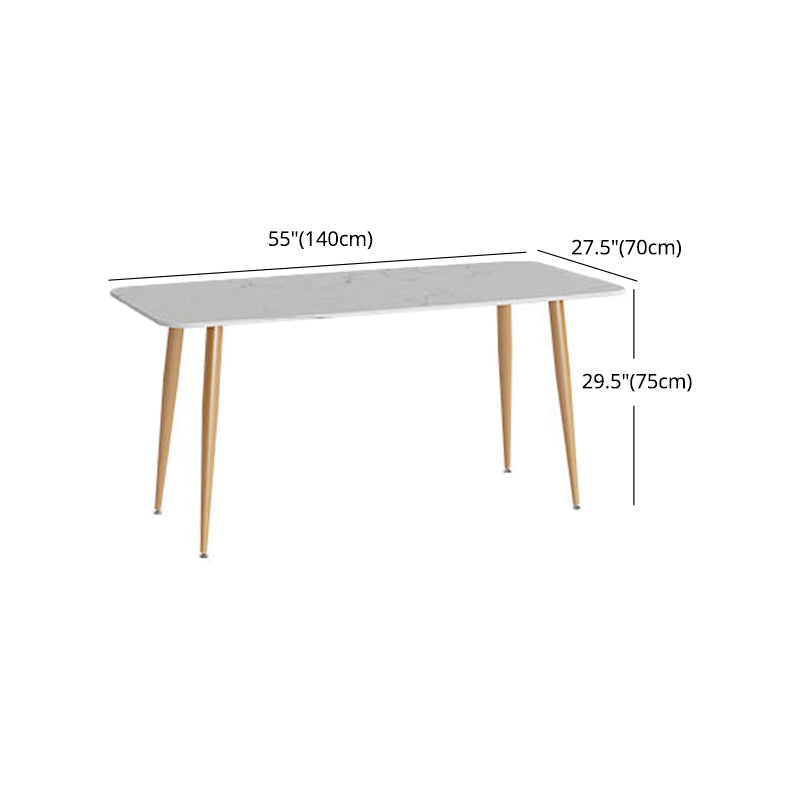 Glam Style 1/4/5 Pieces Dining Set Marble Table Kitchen Set for Dining Room