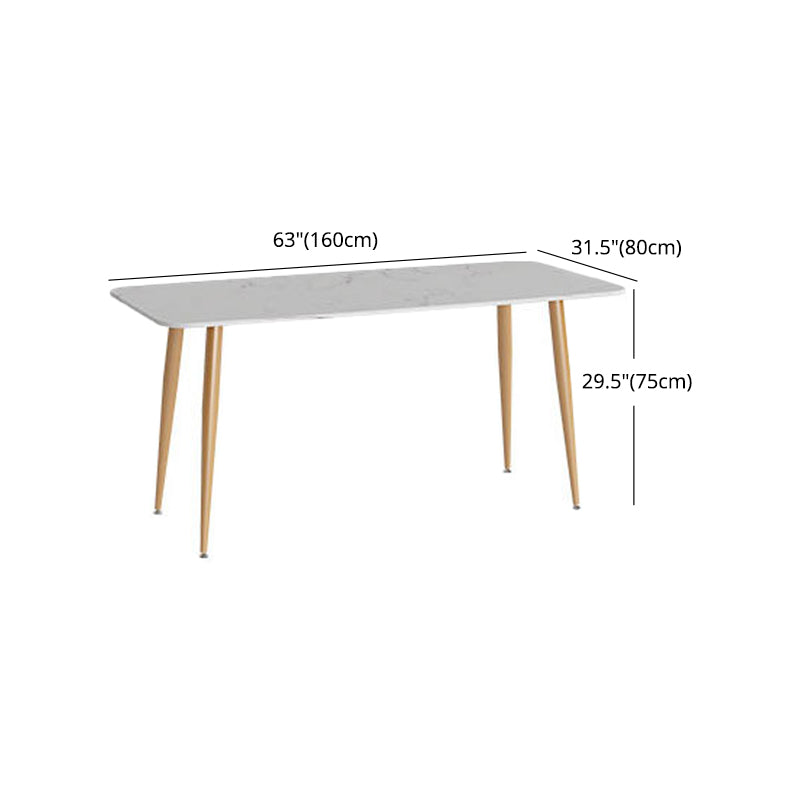 Glam Style 1/4/5 Pieces Dining Set Marble Table Kitchen Set for Dining Room