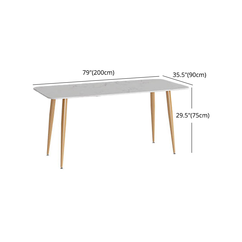 Glam Style 1/4/5 Pieces Dining Set Marble Table Kitchen Set for Dining Room