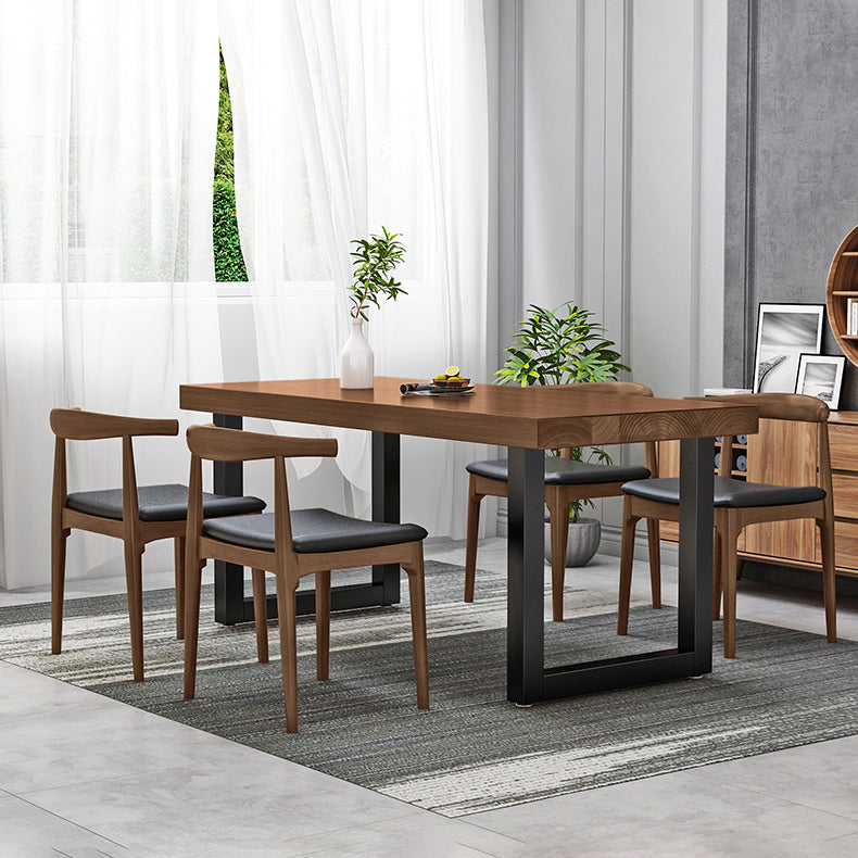 Industrial 1/4/5 Pieces Dining Furniture Set Solid Wood Dining Room Furniture