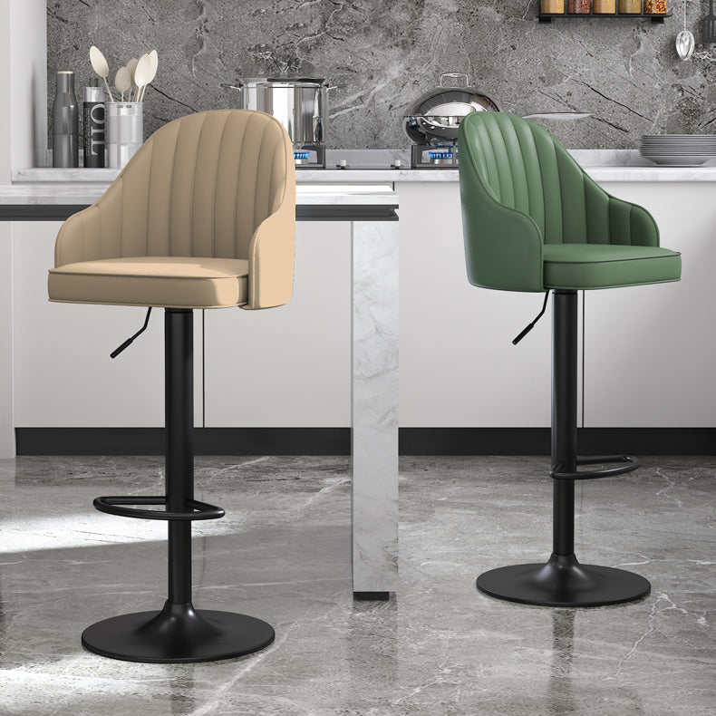 Cocina de metal escandinavo comedor taburete de altura ajustable taburete de barra