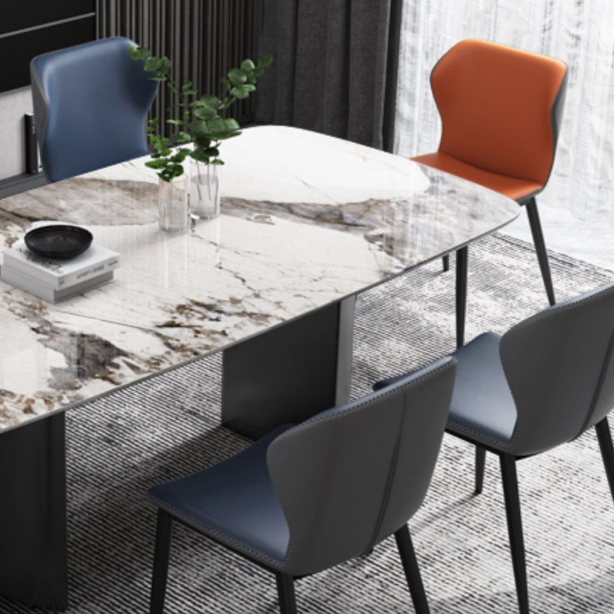 Contemporary 1/4/5/6/7 Pieces Dining Room Set Rectangle Dining Table Set