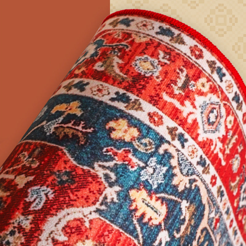 Böhmischer Stil Indoor Teppich Polyester Fläche Teppich Färbung resistent für Wohnzimmer