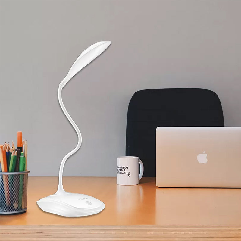 Siliconenarm Eenvoudig ontwerp LED-bureaulamp aanraakgevoelig dimmer leeslicht op 3-niveau voor het bedrag bed