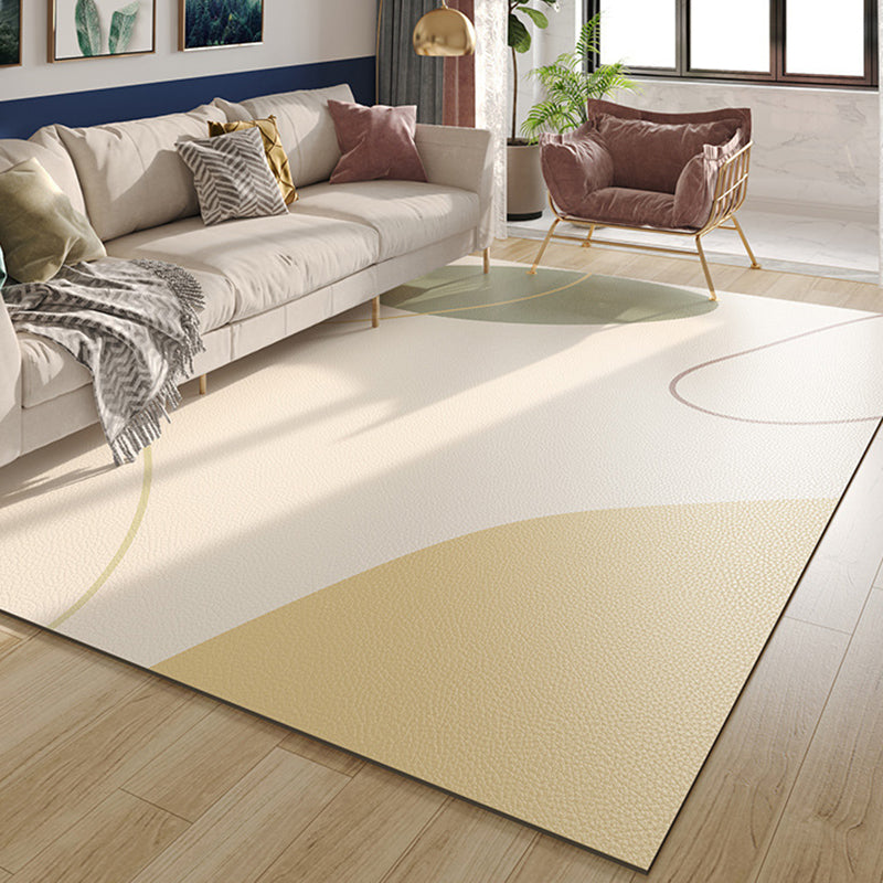 Moderner Morandi Farbteppich Polyester Nicht-Rutsch-Fläche Teppich für die Heimdekoration