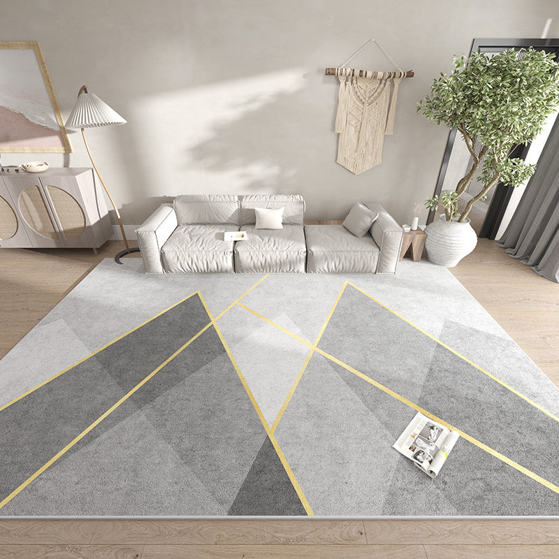 Tapis géométrique de style moderne Rapis polyester tapis résistant à la tache pour la décoration intérieure