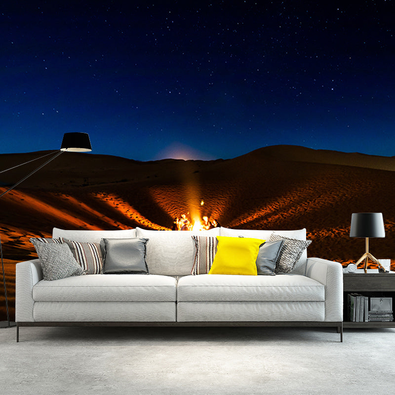 Photography Stain Resistant Mural Wallpaper Desert Landscape Sleeping Room Wall Mural