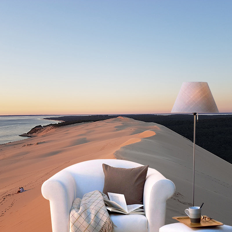 Modern Style Mural Wallpaper Desert Landscape Environment Friendly Bedroom Wall Mural