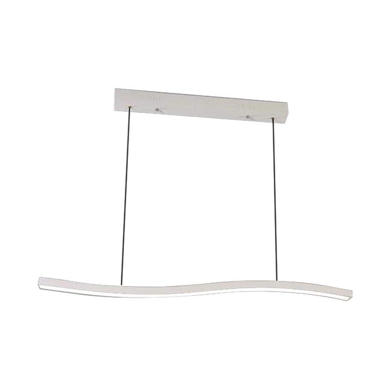 Livre de lustre en acrylique LED moderniste LED PRENDANT PROSIDE BLANCH