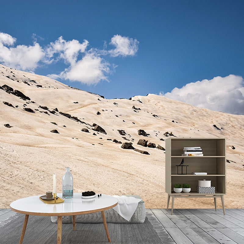 Desert Landscape Photography Mildew Resistant Wallpaper  Sleeping Room Wall Mural