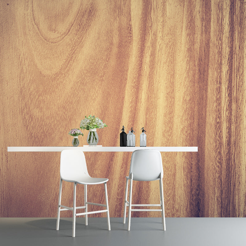 Environmental Wall Mural Wallpaper Wood Texture Sitting Room Wall Mural