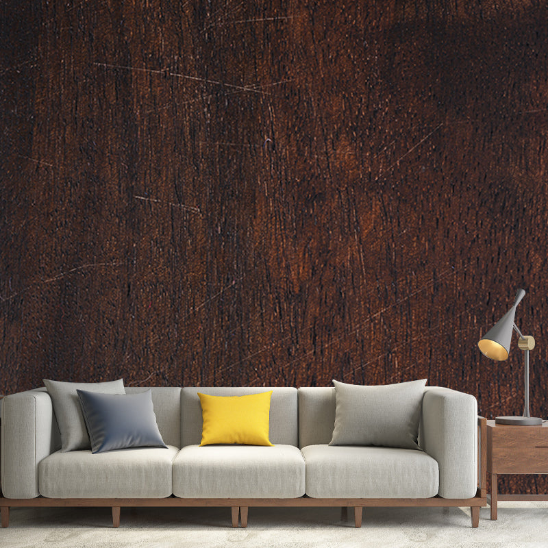 Environmental Wall Mural Wallpaper Wood Texture Sitting Room Wall Mural