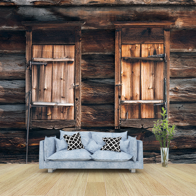 Environment Friendly Mural Wallpaper Wood Texture Photography Bedroom Wall Mural