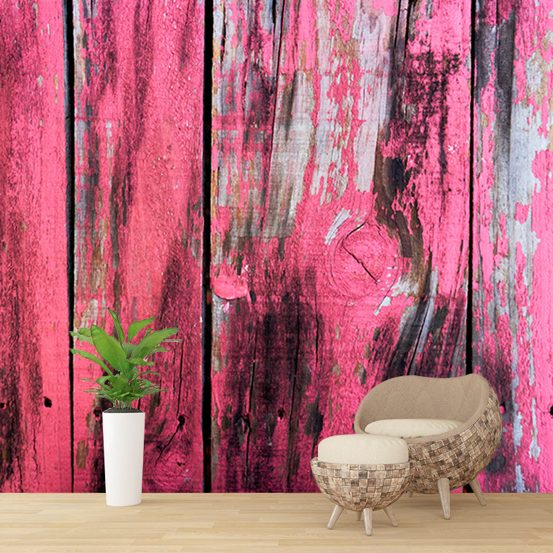 Photography Stain Resistant Mural Wallpaper Wood Texture Living Room Wall Mural