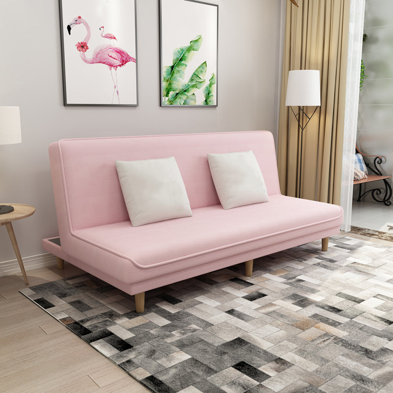 Armloser Sofa mit Baumwollmischung 19.68 "W Cabrio Sleeper Sofa für Wohnung