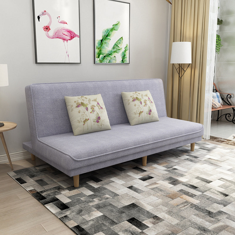 Armloser Sofa mit Baumwollmischung 19.68 "W Cabrio Sleeper Sofa für Wohnung