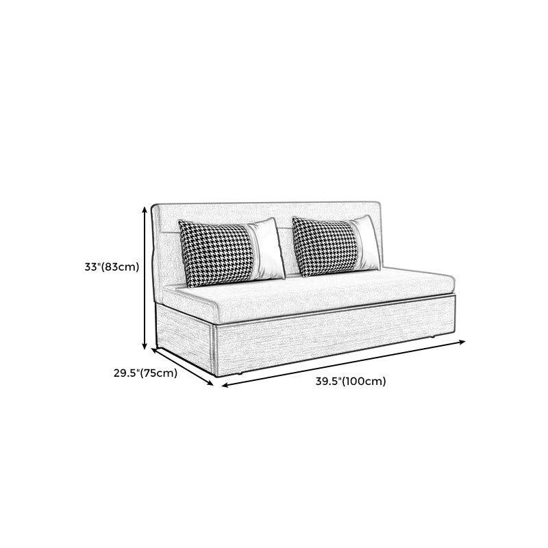 Sofá sin brazo asiento cuadrado para sala de estar para sala de estar sala de bonificación