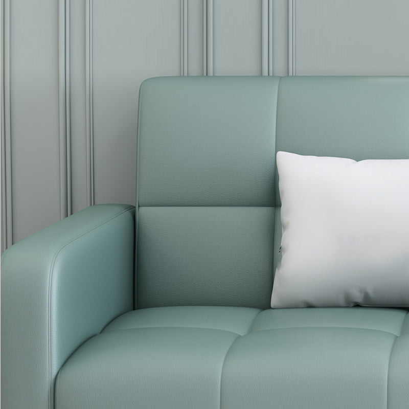 Soft moderne en lin convertible 27 "W Sofa Squa Square Bras avec rangement