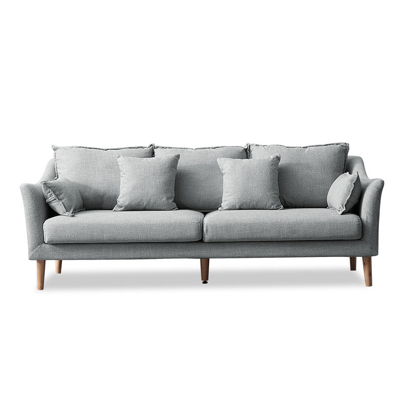 Moderne standaard houten benen stoffen bank kussens sofa voor woonkamer