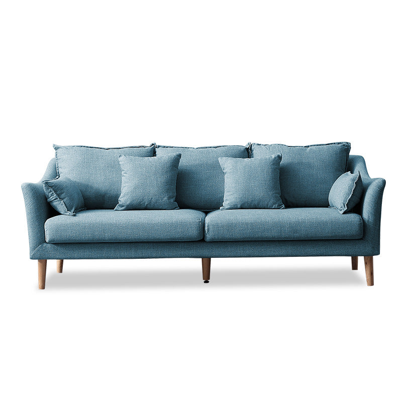 Moderne standaard houten benen stoffen bank kussens sofa voor woonkamer