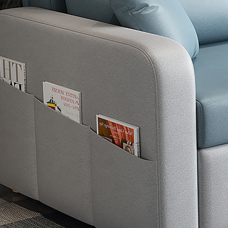 Quadrat -Armsofa -Keks -Rückensofa für Wohnung und Bonusraum
