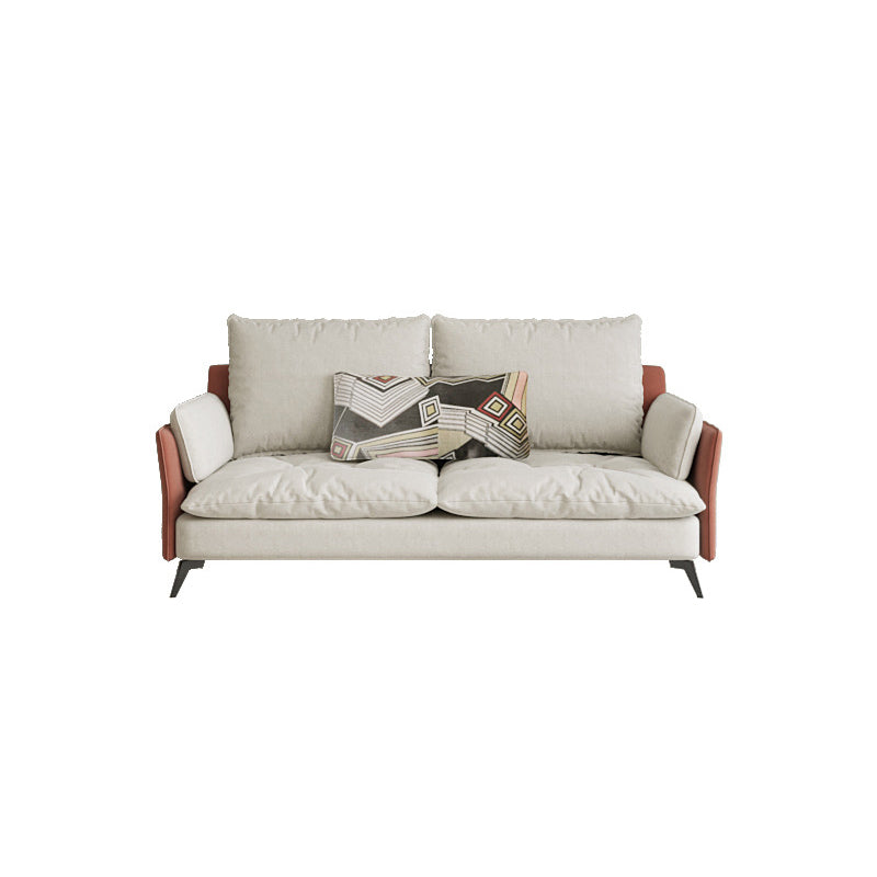 Stationäre Wohnzimmertuxedo Arm Standard zeitgenössisches Sofa -Chaise