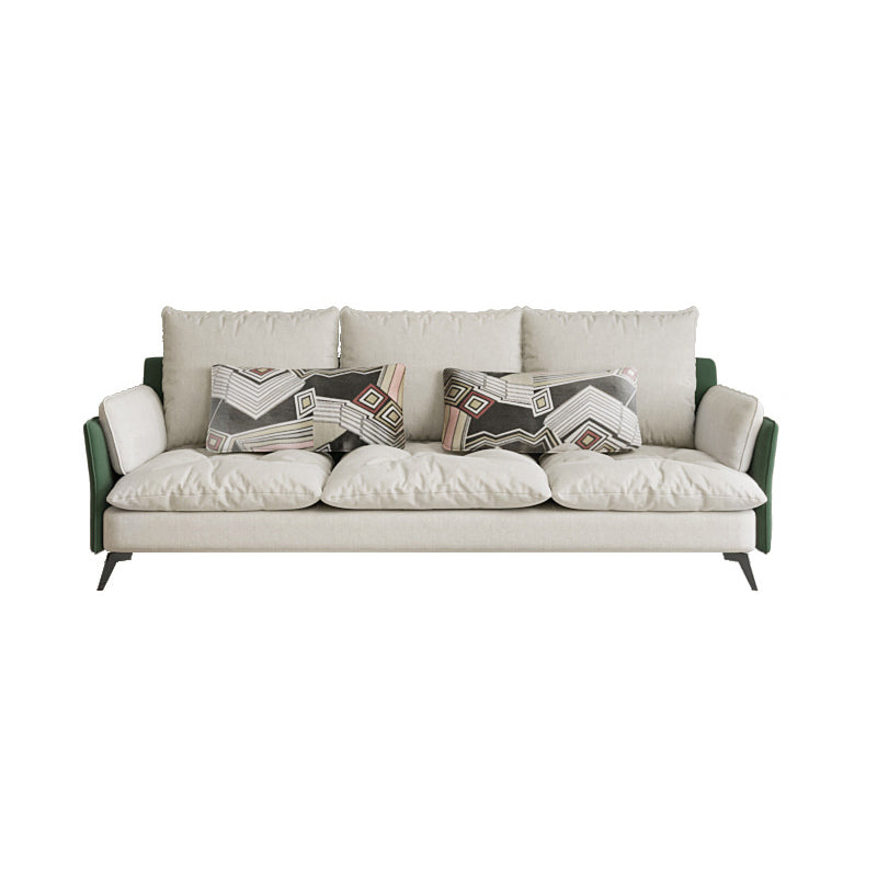 Stationäre Wohnzimmertuxedo Arm Standard zeitgenössisches Sofa -Chaise