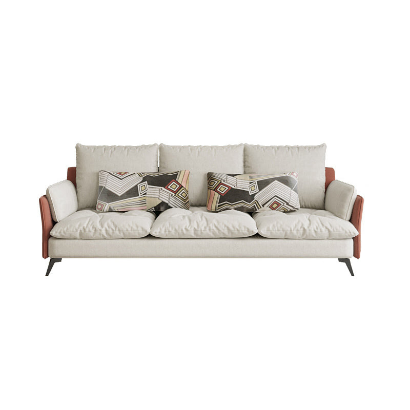 Stationäre Wohnzimmertuxedo Arm Standard zeitgenössisches Sofa -Chaise