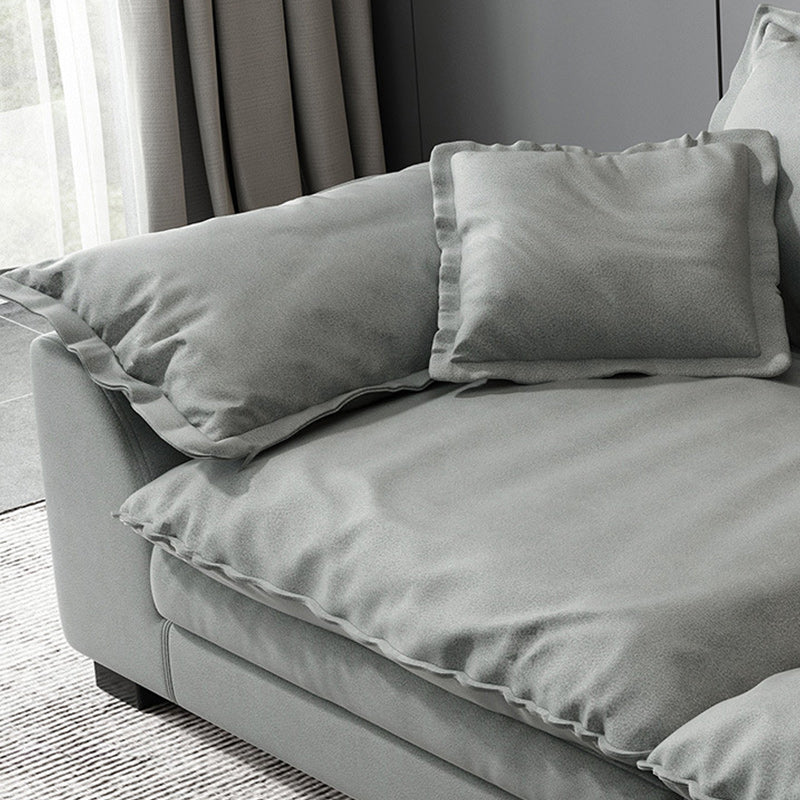 Wohnzimmer Kissen Arm Standard Lose Rückengrau zeitgenössischer Sitzplatz