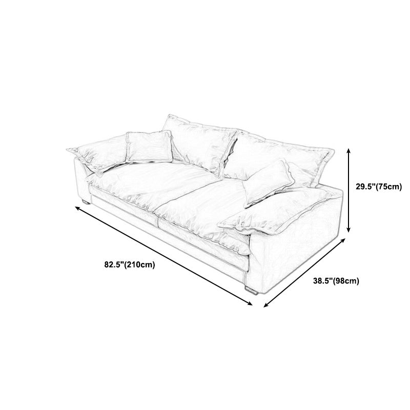 Wohnzimmer Kissen Arm Standard Lose Rückengrau zeitgenössischer Sitzplatz