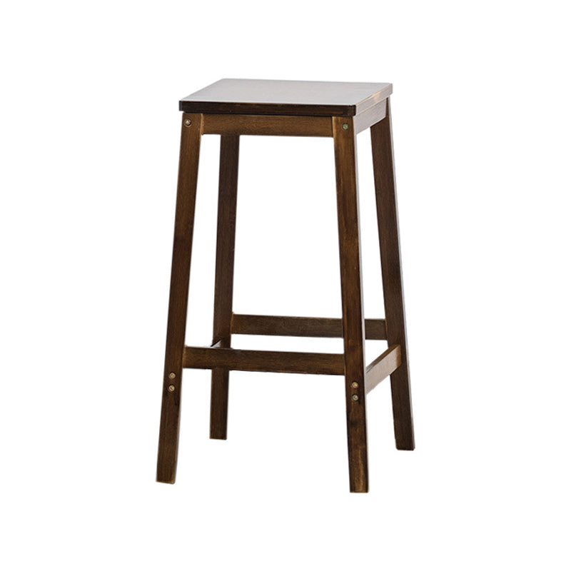 Moderne Rückenless-Bar-Hop-Schalter-Barhocker mit Holzbeinen